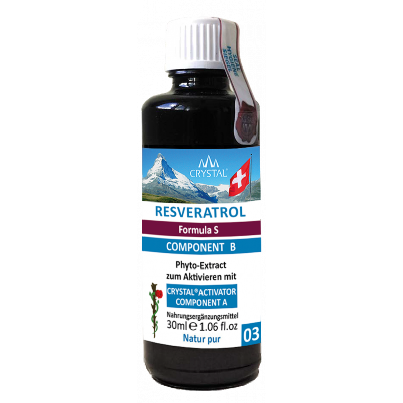RESVERATROL 30: CRYSTAL® CONCEPT B  'RESVERATROL' Formula S 30 ml