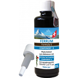 FERRUM 50 : CRYSTAL® CONCEPT B  'FERRUM Formula S'  50ml