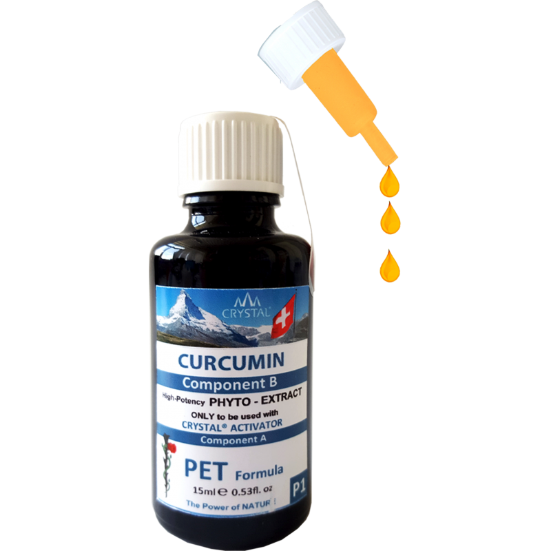 CRYSTAL® CONCEPT B 'CURCUMIN PET‐Formula' 15ml für Tiere
